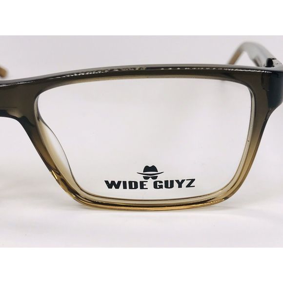 New Wide Guyz Brown Fade BULLDOG Eyeglasses 57mm for The Stylish Large Man - Picture 8 of 12